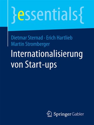 cover image of Internationalisierung von Start-ups